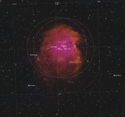 Porträtt i profil (NGC 2175) - Bild 2